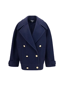 Balmain Double-Breasted Buttoned Coat