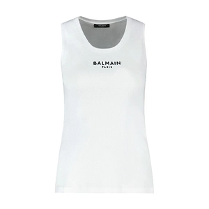 Balmain Paris Embroidered Vest Top