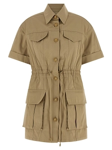 Balmain Pocket Detailed Saharan Dress