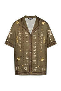 Balmain Printed Short Sleeve Shirt