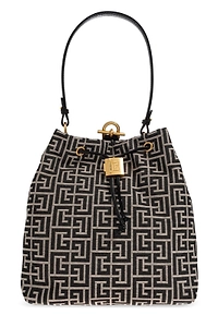 Balmain Pulse Monogram Jacquard Backpack