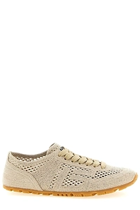 Balmain Racer 45 Macramé Low-Top Sneakers