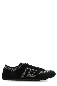 Balmain Racer 45 Monogram Low-Top Sneakers