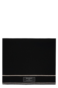 Balmain Ribbed Knit Scarf