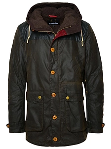 Barbour Game Waxed Parka