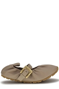 Balmain Ruched Detail Racer 45 Ballerinas