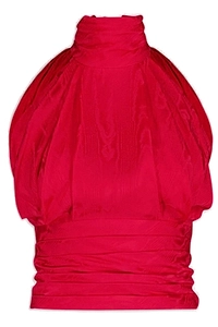 Balmain Ruched Detail Halterneck Top