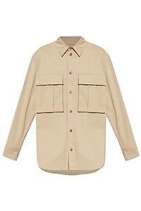 Balmain Safari Collared Long-Sleeve Shirt
