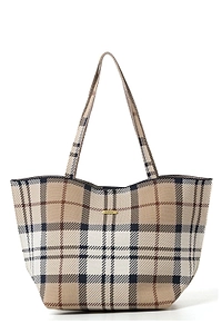 Barbour Layla Tartan Large Tote Bag