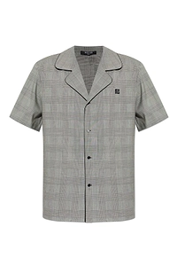 Balmain Short-Sleeved Prince Of Wales Shirt
