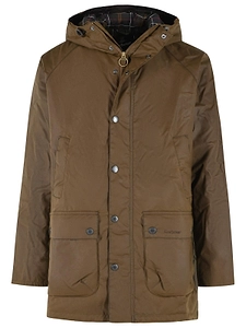 Barbour Logo Detailed Hooded Parka