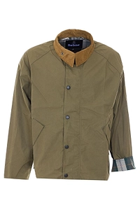Barbour Logo-Embroidered Long-Sleeved Jacket
