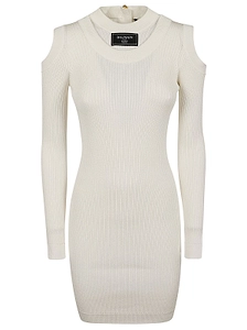 Balmain Slim-Fit Knitted Dress