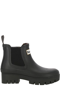 Barbour Logo Patch Ankle Boots