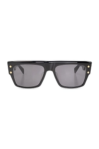 Balmain Squared-Frame Sunglasses
