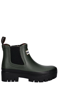 Barbour Logo Patch Ankle Boots