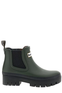 Barbour Logo Patch Ankle Boots