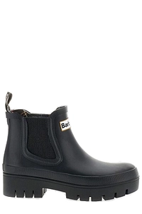 Barbour Logo Patch Ankle Boots