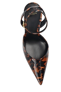 Balmain Strappy Pointed Heeled Pumps