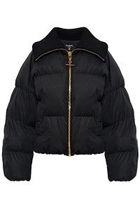Balmain T-Bar Zipped Padded Jacket