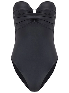 Balmain Sweetheart Neck Swimsuit