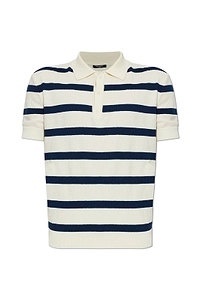 Balmain Terry Knit MariniÈRe Polo Shirt
