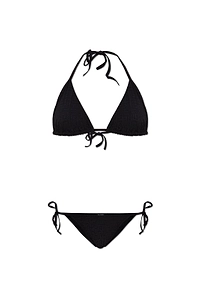 Balmain Logo Jacquard Triangle Bikini
