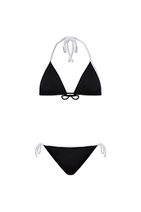 Balmain Triangle Tie Bikini Set