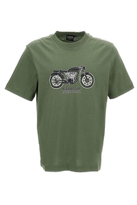 Barbour Motorcycle Printed Crewneck T-Shirt