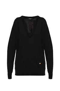 Balmain V-Neck Knitted Jumper