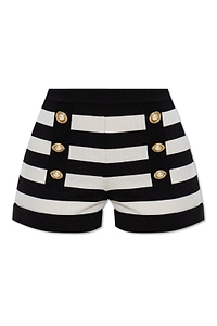Balmain Two-Toned Matiniere Shorts