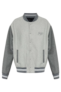 Balmain Logo Embroidered Varsity Jacket