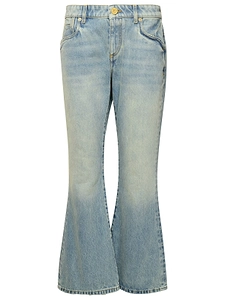 Balmain Western Bootcut Denim Jeans