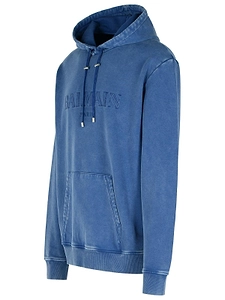 Balmain Vintage Logo Embroidered Hoodie