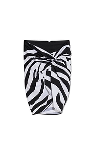 Balmain Zebra Printed Short Pareo