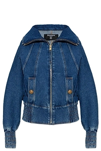 Balmain Zip-Up Denim Jacket