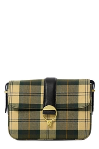 Barbour Tartan Foldover Top Crossbody Bag