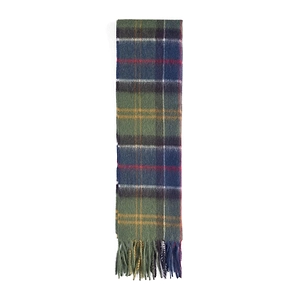 Barbour Tartan Fringed Scarf