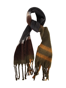 Barbour Tartan Fringed Scarf