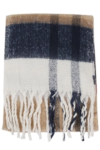 Barbour Tartan Fringed Scarf