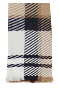 Barbour Tartan Fringed Scarf