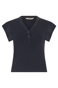 Barbour Ribbed Henley T-Shirt