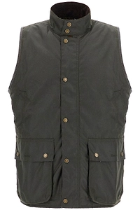 Barbour X Baracuta Waxed Button-Up Gilet