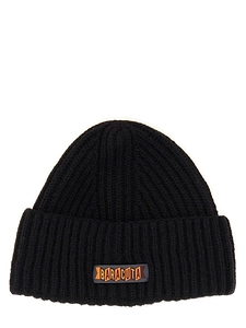 Baracuta Beanie Hat With Logo Emblem