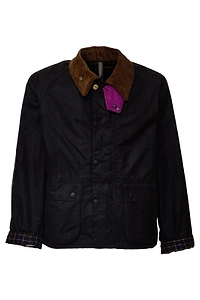 Barbour X Paul Smith Transport Windowpane Waxed Jacket