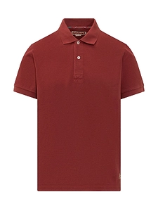 Baracuta Tartan Placket Polo Shirt