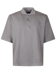 Barena Buttoned Logo Embroidered Polo Shirt