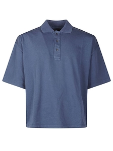 Barena Buttoned Logo Embroidered Polo Shirt