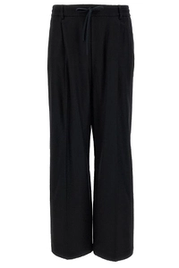 Barena Drawstring Pleated Wide-Leg Trousers