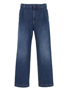 Barena Mazenga Pleated Denim Pants